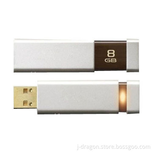 Popular USB Flash Drives with High Transfer Speed and LED Signal Light, Various Colors Available
